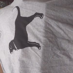 Black Dog men's t shirt with black Dog insignia